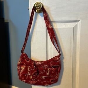 Red Paisley Women's Bag